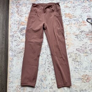 Lululemon 25” pink rose mauve leggings - like new